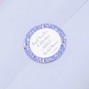 Bridal Golf Bridal Shower Thank You Classic Round Sticker