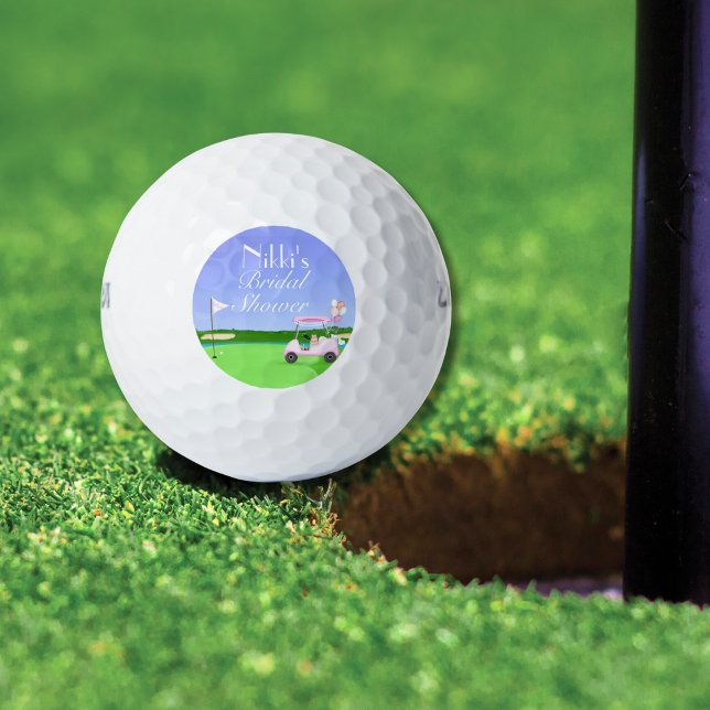  Bridal Golf Cart Golf Bridal Shower  Golf Balls (Creator Uploaded)