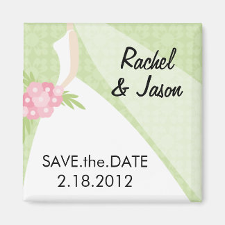 Bridal Gown | Save the Date Magnet