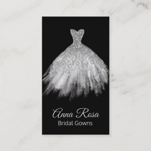 Customizable *~* Bridal Gowns Wedding Event Wedding Dresses Business Card