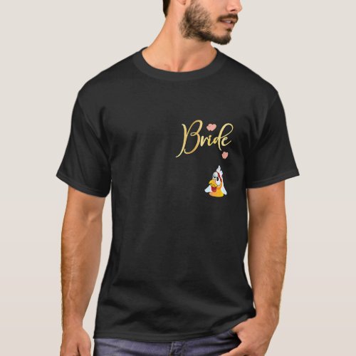 Bridal Hen Party Funny Chicken Veil Bride T-Shirt