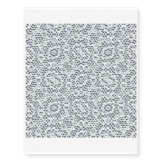 bridal lace (I) Temporary Tattoos (Front)