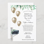 Bridal Long Distance Shower by Mail Invitation (Front/Back)
