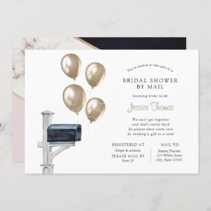 Bridal Long Distance Shower by Mail Invitation