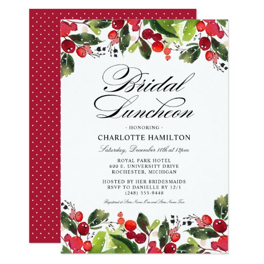 Wedding Luncheon Invitations Sample 8