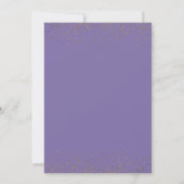 Bridal Luncheon | Pastel Lavender Purple Blue Invitation (Back)