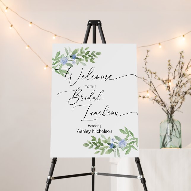 Bridal Luncheon personalized Floral Foam Board (In Situ (Stand))