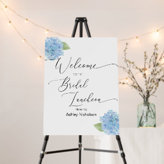 Bridal Luncheon personalized Hydrangea Foam Board