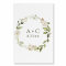 Bridal Luncheon Welcome Sign White Floral Greenery