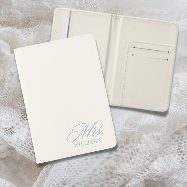 Bridal MRS. Something Blue Passport Holder (Bridal MRS. Something Blue Passport Holder)