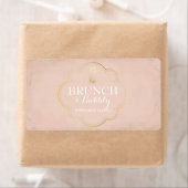 Bridal or Baby Shower Mini Champagne Label (Insitu)