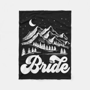 Bridal Party Bride Bachelorette Party Bridesmaid H Fleece Blanket