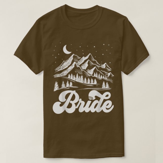 Bridal Party Bride Bachelorette Party Bridesmaid H T-Shirt (Design Front)