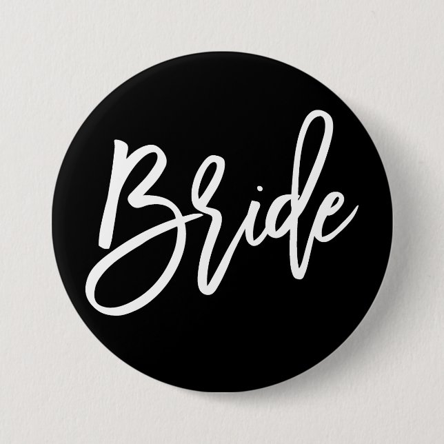 Bridal Party BRIDE Button / Pin (Front)