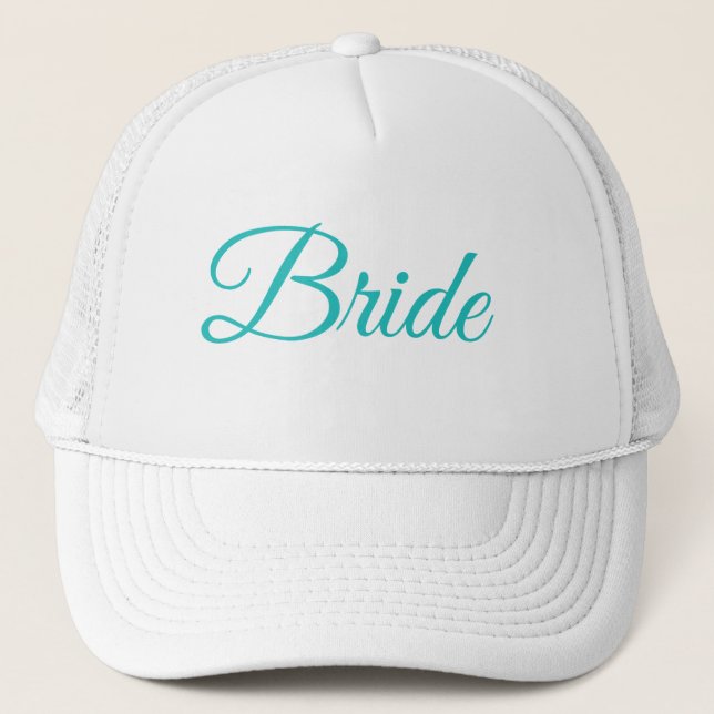 Bridal Party - Bride Trucker Hat (Front)