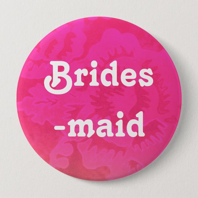 Bridal Party Button (Front)