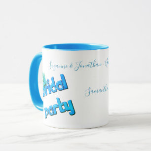 Bridal Party Cute Personalized Wedding Mug