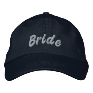 Bridal Party Embroidered Hat, Custom Bride Wedding Baseball Cap