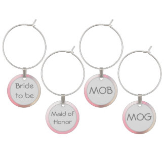 Bridal Party Fun Wine Charm