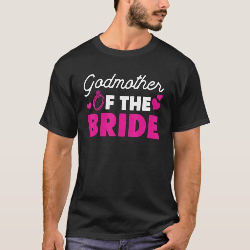 Bridal Party Godmother Of The Bride T_Shirt