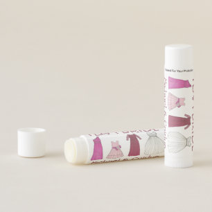 Bridal Party Gowns Wedding Bridesmaid Flower Girl Lip Balm