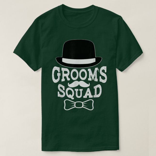 Bridal Party Groomsmen Groom Squad  T-Shirt (Design Front)