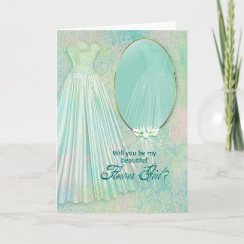 BRIDAL PARTY INVITATIONS _  FLOWER GIRL