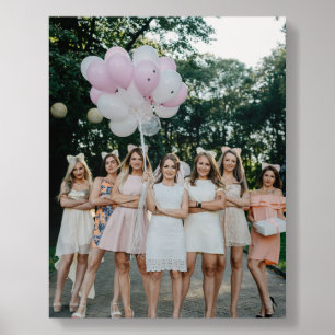 Bridal Party Photo Acrylic Photo Tile
