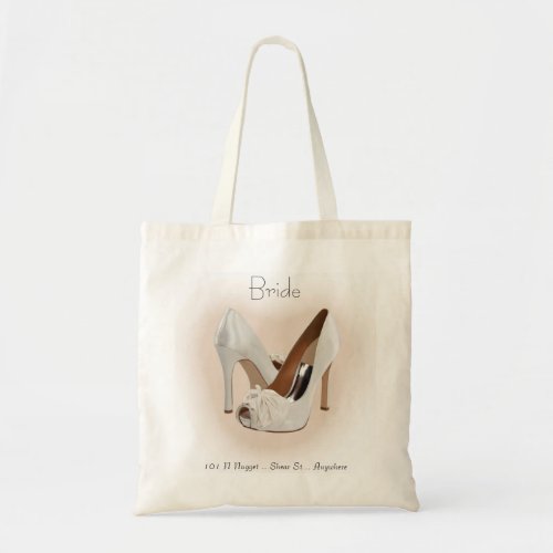 Bridal Shoe Bag Custom Tote