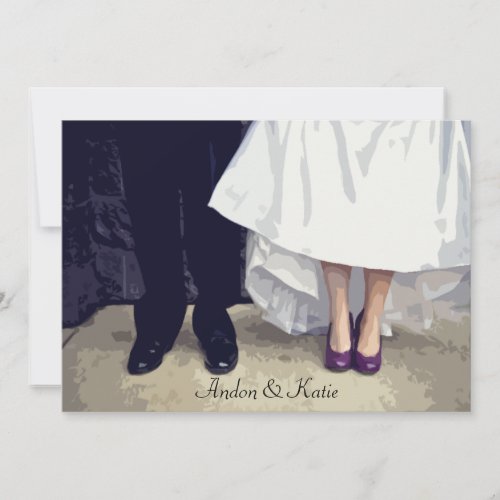Bridal Shoes Rehearsal Invitation