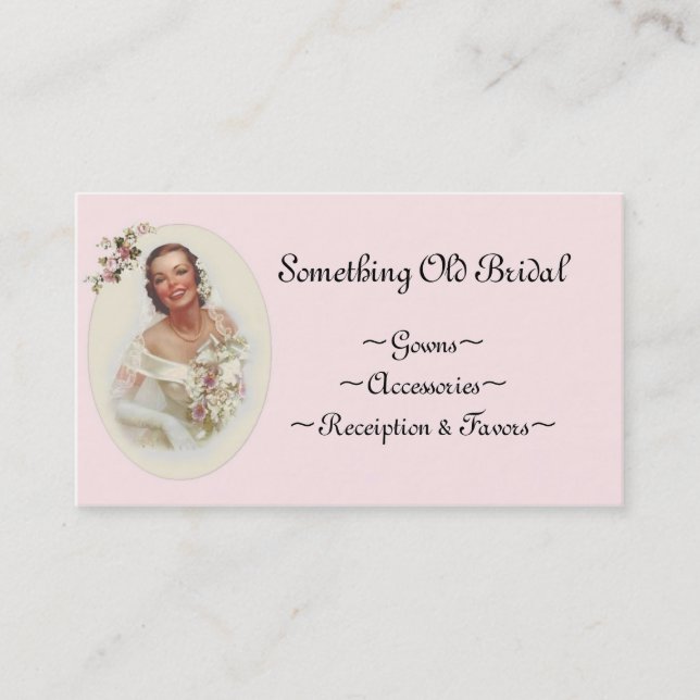 Bridal Shop Business Card (Front)