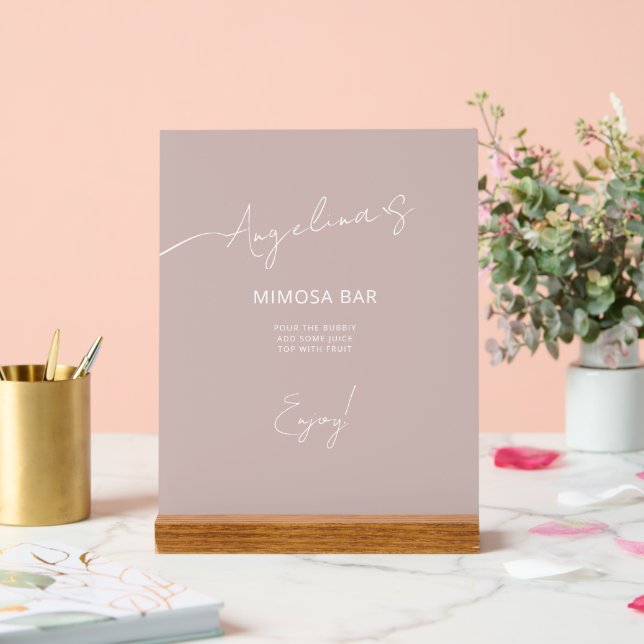 Bridal shower Acrylic Sign  (Wedding)