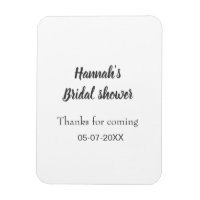 Bridal shower add name date year thanks for coming