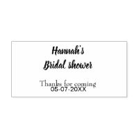 Bridal shower add name date year thanks for coming