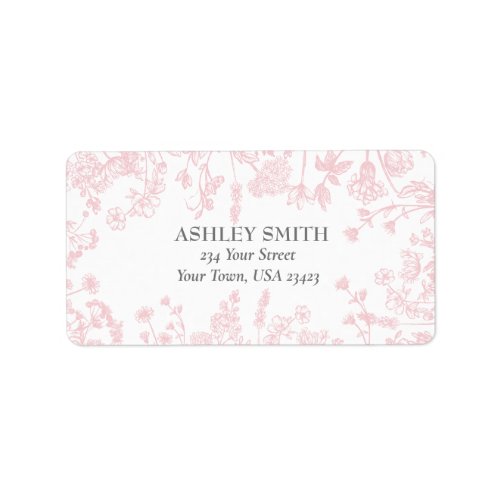 Bridal Shower Address Labels