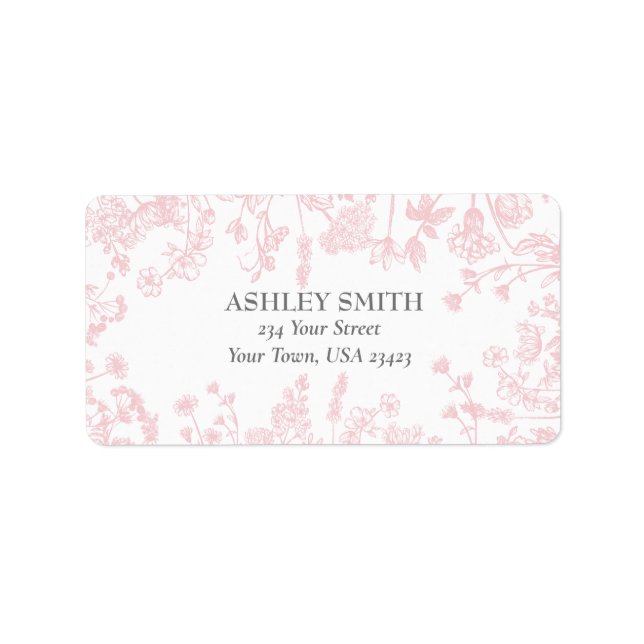 Bridal Shower Address Labels (Front)