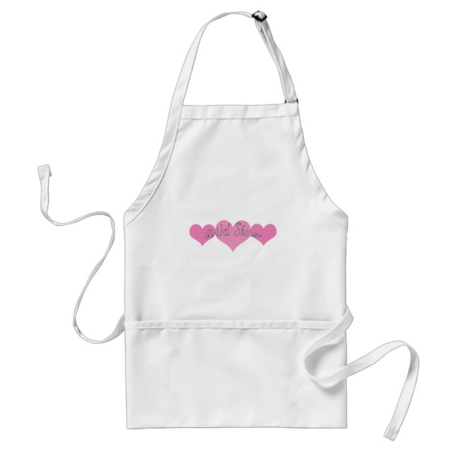 Bridal Shower Adult Apron (Front)