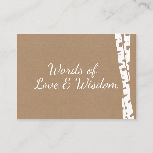 Bridal Shower Advice Cards (Front)