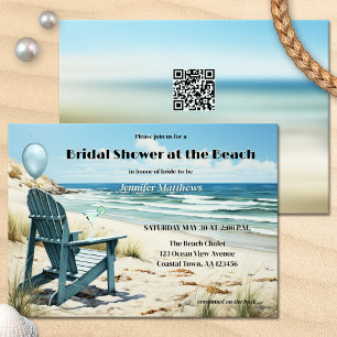 Bridal Shower at the Beach  Invitation