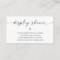 Bridal Shower Baby Shower Display Shower