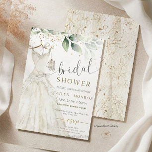 Bridal shower Bachelorette Party  Brunch Sage Invitation