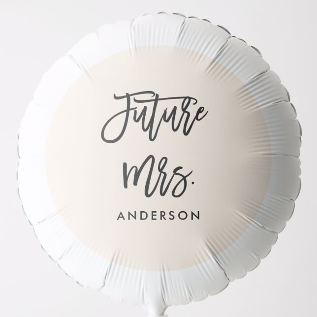 Bridal Shower, Bachelorette Party Future Mrs   Balloon (Front)