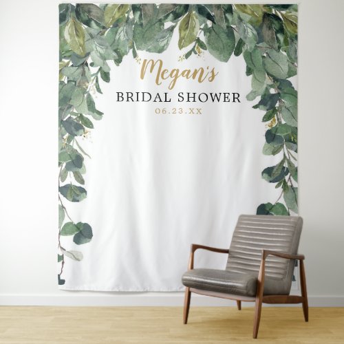 Bridal Shower Backdrop _ Eucalyptus _ Photo Booth