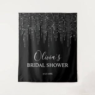 Bridal Shower Backdrop - Night & String Lights