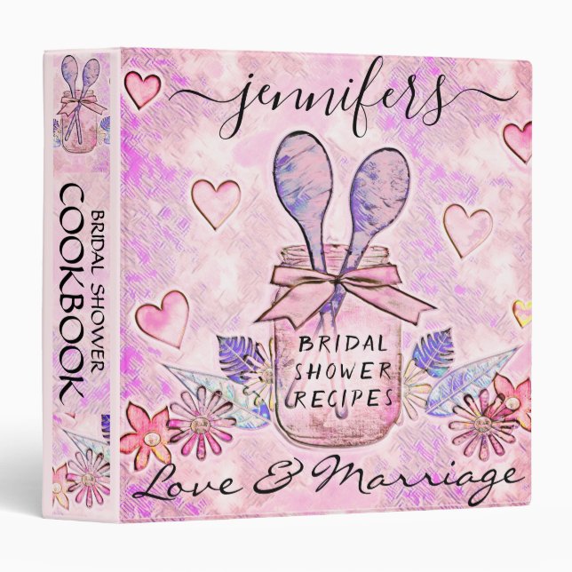 Bridal Shower Binder (Front/Spine)