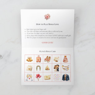 Bridal Shower Bingo Game Board1. Fun Party Holiday Card
