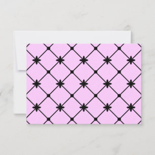 Bridal Shower Black Crosses RSVP Invitations