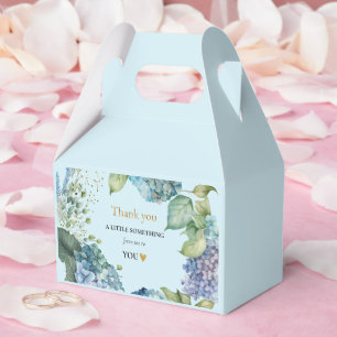 Bridal Shower Blue Hydrangeas Thank you Favor Boxes