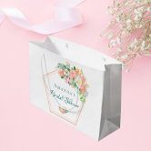 Small Rose Gold Bridal Shower Gift Bags | Oriental Trading