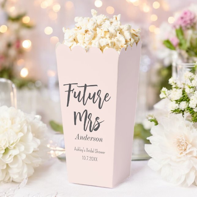 Bridal Shower Blush Pink Future Mrs Favor Box (Creator Uploaded)